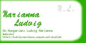 marianna ludvig business card